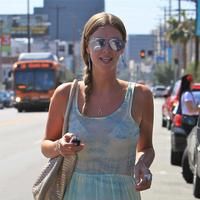 Nicky Hilton wearing a teal tie dye dress photos | Picture 63899